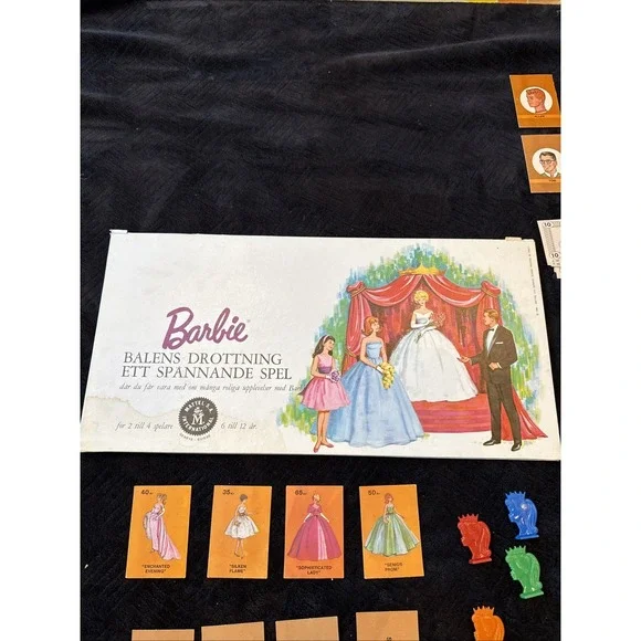 1965 Barbie Board Game SWEDISH Version Balens‎ Drottning Ett Spannande Spel - Picture 3 of 14